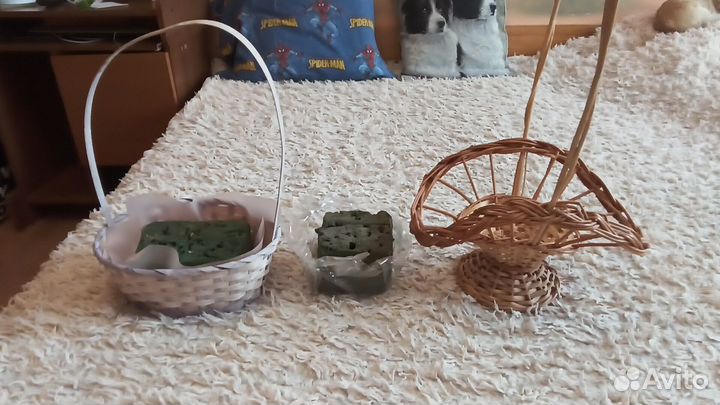 Плетеные корзинки+губка