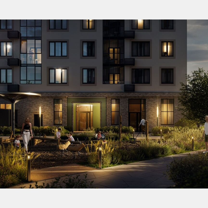 2-к. квартира, 51,2 м², 6/9 эт.