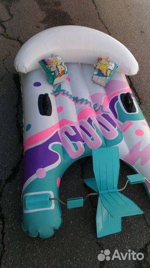 Надувная плавучая игрушка велосипед