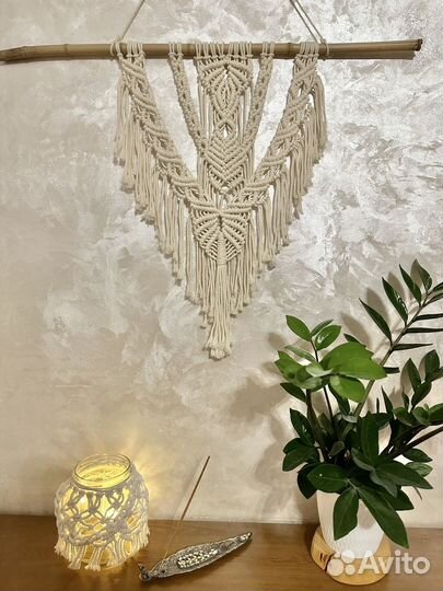 Настенное панно макраме