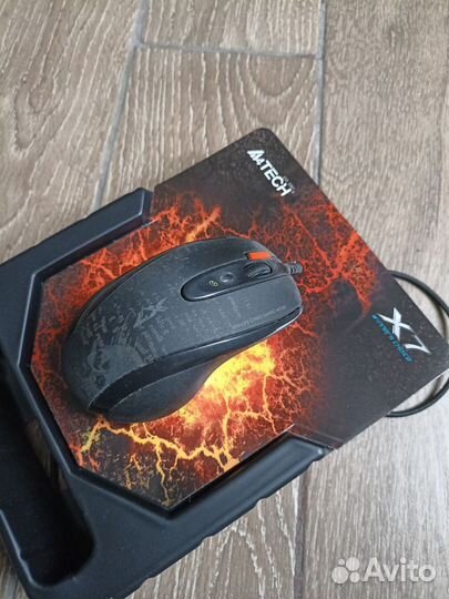 Мышь игровая проводная A4Tech F5 черная