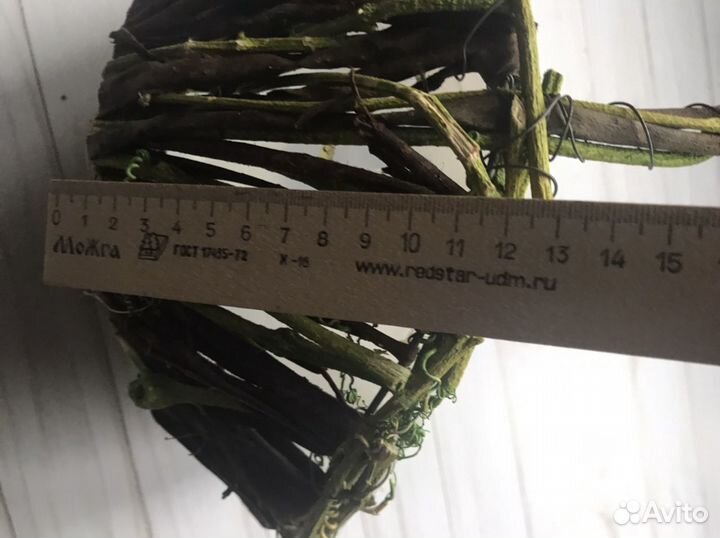 Корзина плетёная, лоза