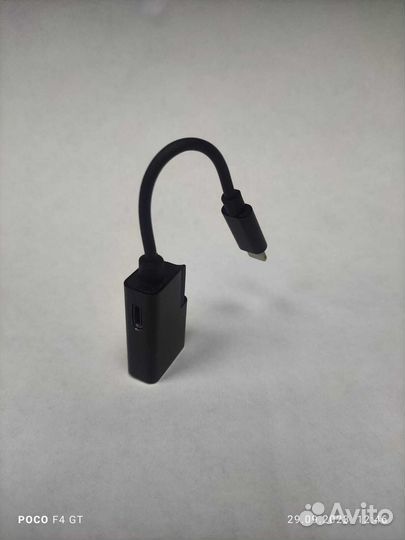 Адаптер GL046 Lightning to AUX+ зарядка 8pin