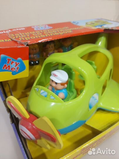 Самолёт со светящимся пропеллером kiddieland