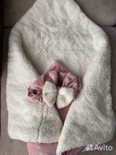 Конверт на выписку для девочки осень - весна