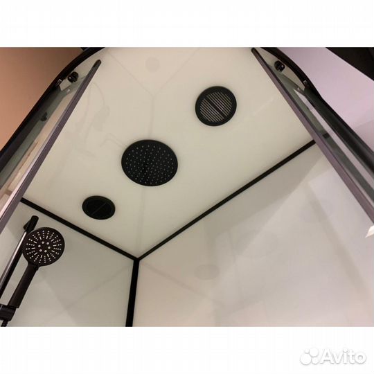 Душевая кабина Frank F412/2L Black 120x80 см 1510