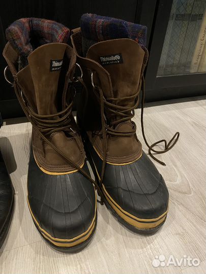 Ботинки зимние кожа, шерсть