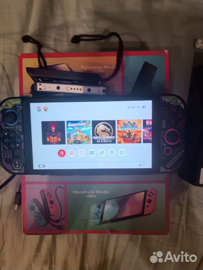 Nintendo switch oled с играми