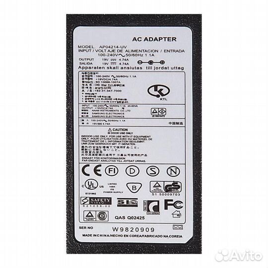 Блок питания Samsung AD-9019N