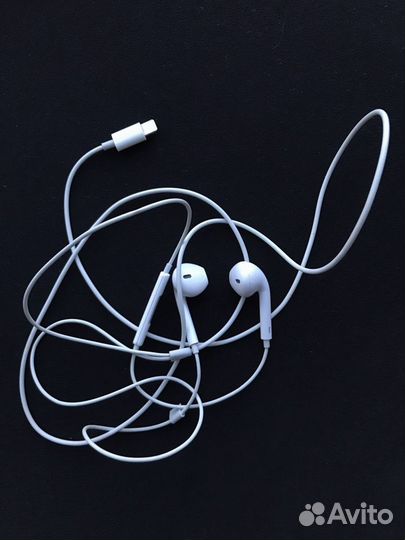 Наушники проводные apple earpods lightning оригина
