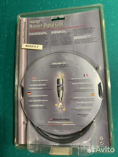 Monster 2м DC-RCA новый