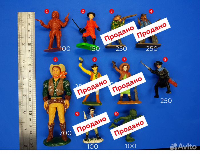 Индеец ковбой Дикий запад солдатики фигурки