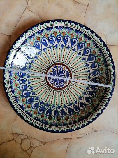 Ляган блюдо для плова. Ручная роспись