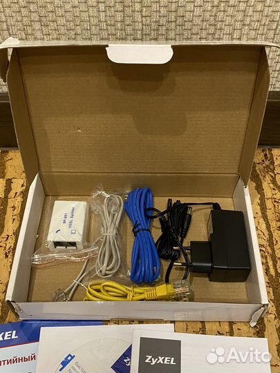 Модем zyxel adsl2+ с портами Ethernet и USB