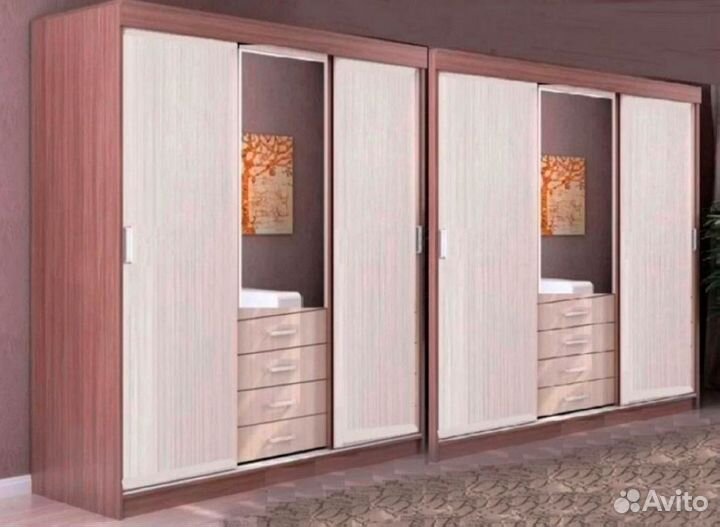 Шкаф-купе 340см двойной Андрей 3