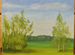 Картина пейзаж "Окрестности Тураево", холст, масло
