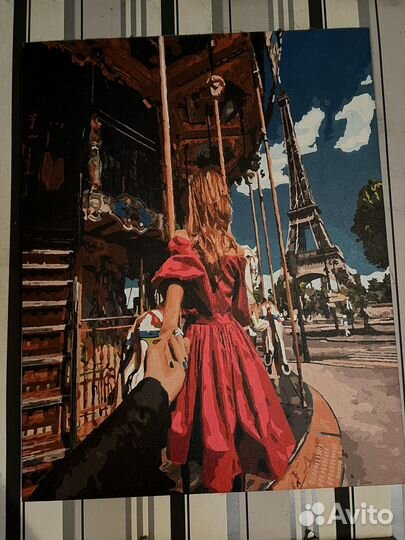 Картины по номерам раскрашенная