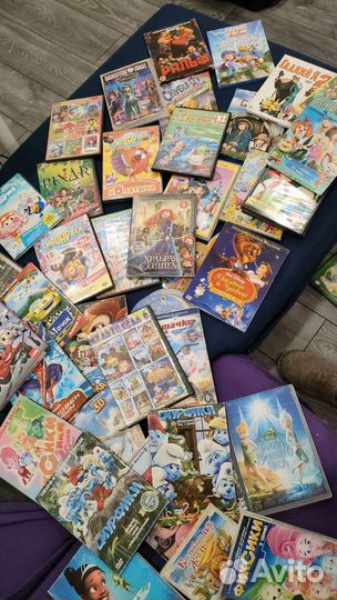 Детские мультики (диски лицензия) коллекция -89шт
