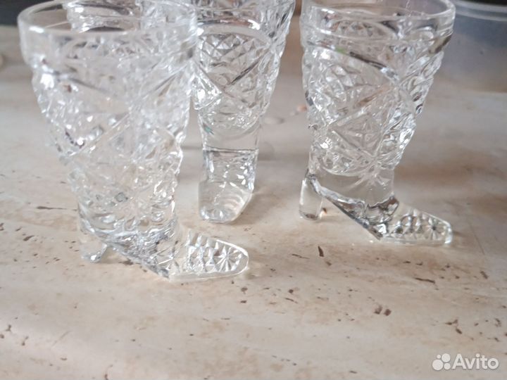 Хрустальные рюмки СССР