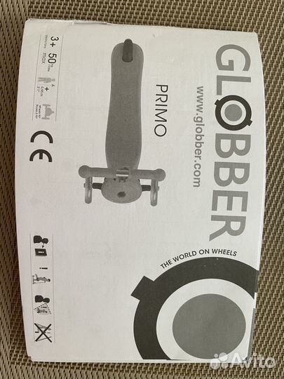 Самокат трехколесный globber с подсветкой