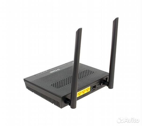 Wi-Fi роутер D-link DIR-615/gfru/R2A, черный