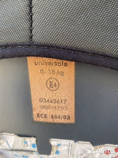 Детское автокресло