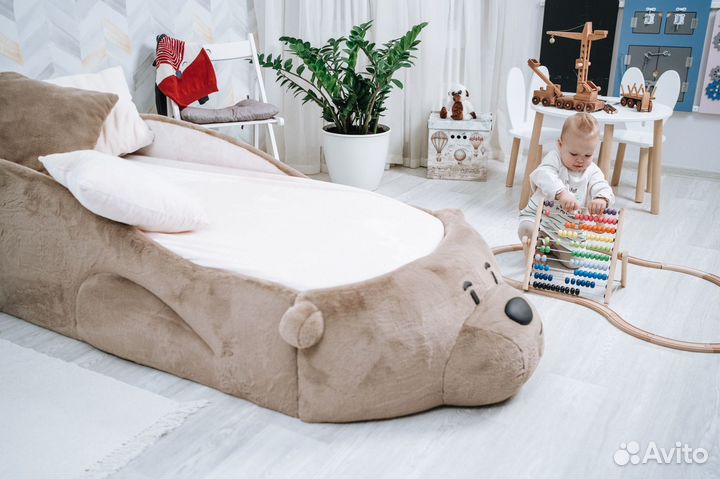 Детская кровать мягкая
