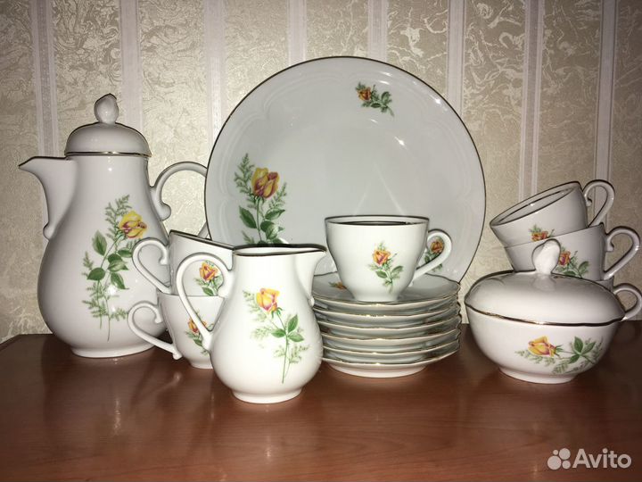 Кофейный сервиз фарфор Kahla (гдр)