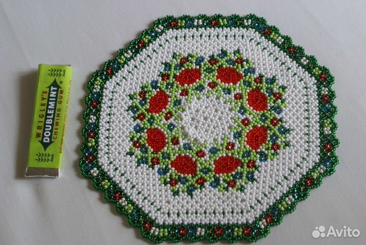 Салфеточка из бисера