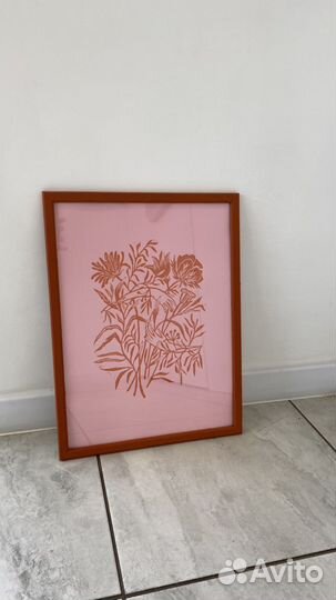 Картина линогравюра. Картина для интерьера