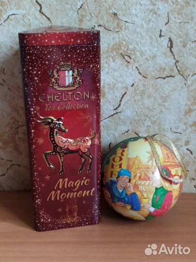 Жестяные:Банки/Коробочки- (новогодние)