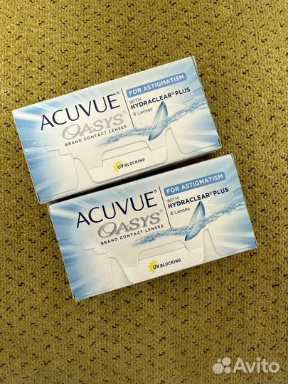 Линзы контактные acuvue oasys