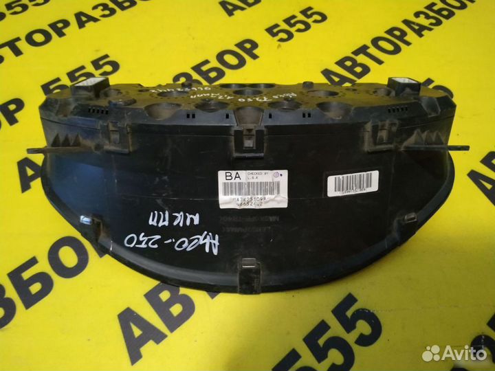 Chevrolet Aveo T250 Панель приборов 96652442