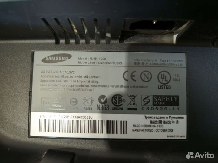 Монитор Samsung T200