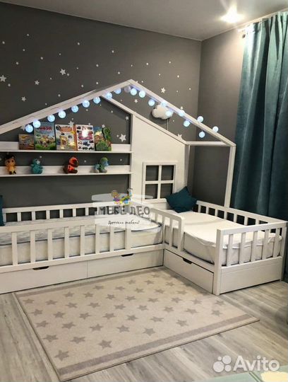 Кровать домик