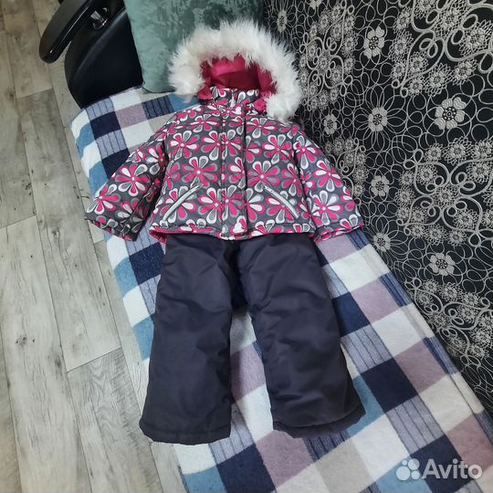 Зимний костюм для девочки 98