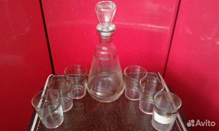 Графин со стопками СССР (см.ценник)