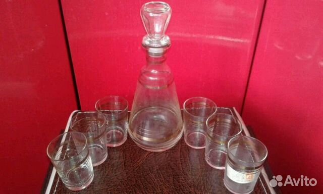 Графин со стопками СССР (см.ценник)