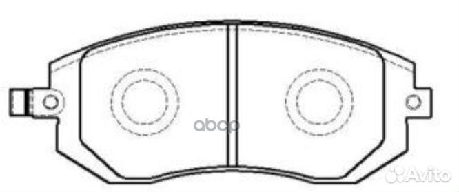 Cksu-4 Колодки тормозные дисковые перед G