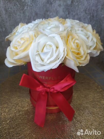 Букет цветов мыльные розы подарок