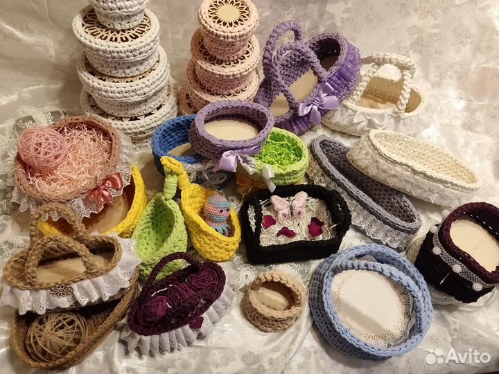 Корзинка ручной работы