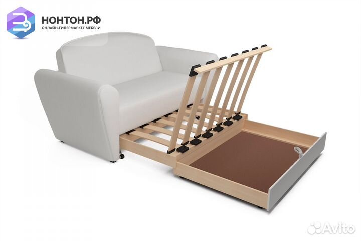 Диван выкатной Квартет белый