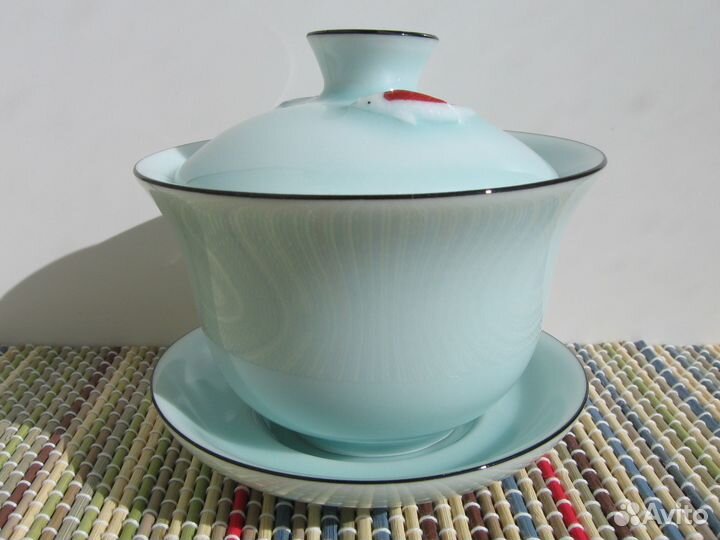 Гайвань 110-130 мл селадон, фарфор