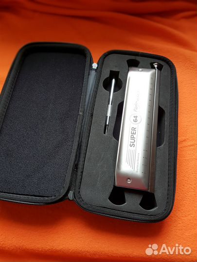 Хроматическая губная гармошка hohner, 4 октавы