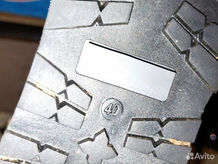 Зимние ботинки, размер 40 шнурки, молния