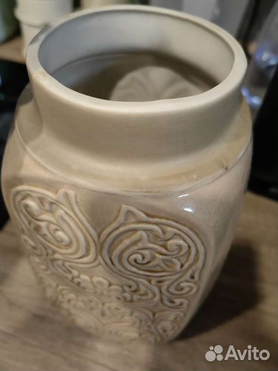 Банка керамическая винтажная