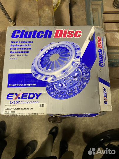 Диск сцепления exedy TYD124U