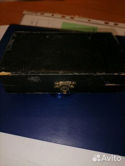 Старинный набор серебрянный ложечек