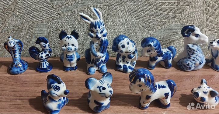 Фигурки Гжель