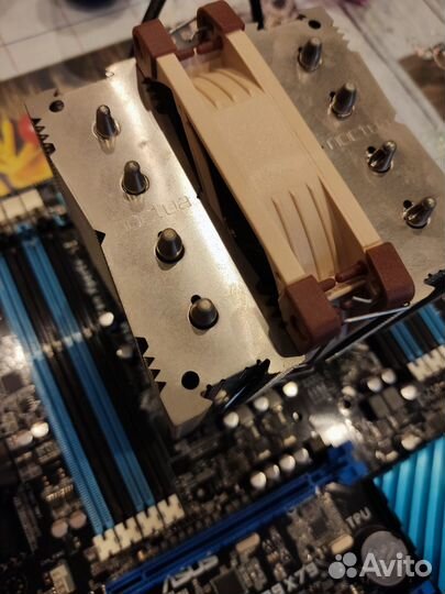 Комплект с неисправной материнской платы